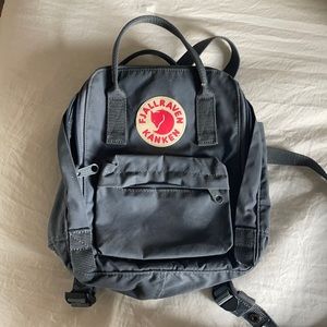 Kanken mini blue backpack